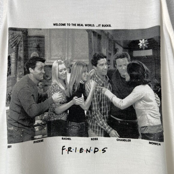 FRIENDS Tank Top (Large) Ivory 90s Sitcom TV Show Central Perk NWT - Picture 1 of 6